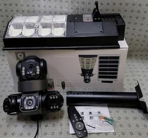 Floodlight Triple Lens + Humanoid Detection V380 Solar 4g - thumbnail 2