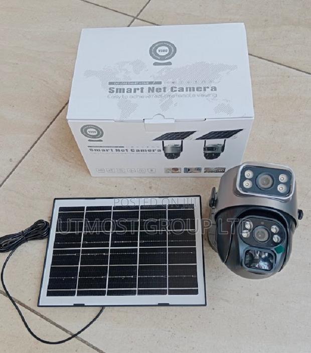 V380 Pro Hd 3 Screens 4g Solar Camera 4mp + 4mpcamera