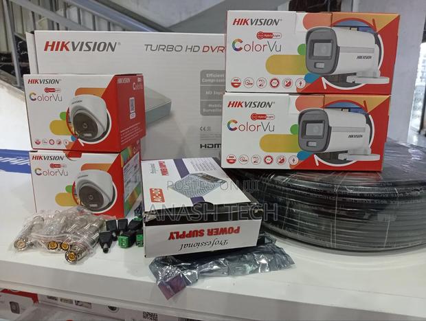 Colorvu Full Set Hik Vision CCTV 4 Channel - main view