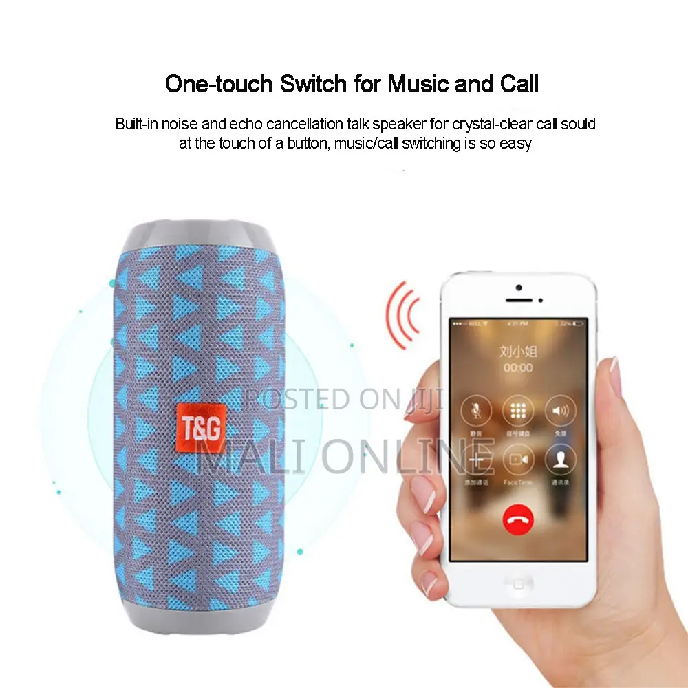 Tg117 Portable Bluetooth Speaker Wireless Waterproof Speaker