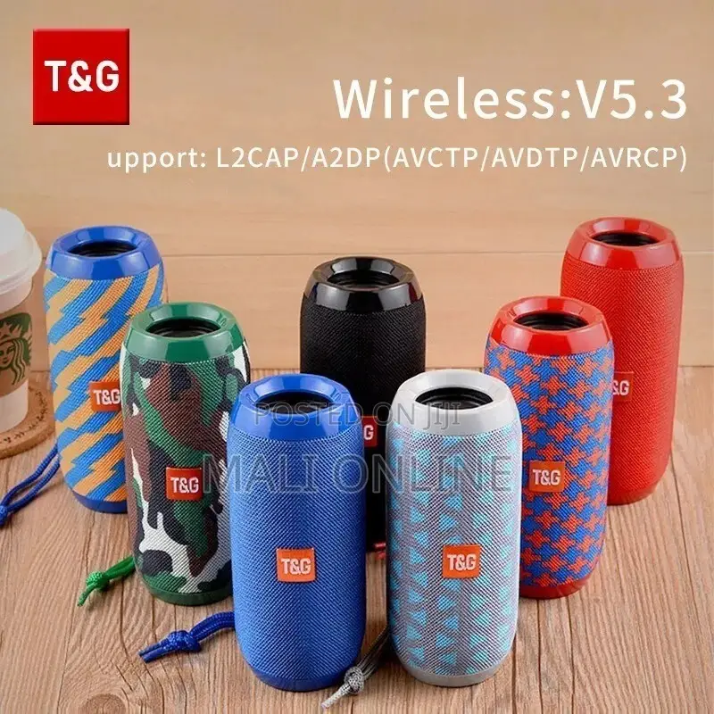 Tg117 Portable Bluetooth Speaker Wireless Waterproof Speaker