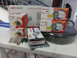 New Colorvu Full Set Hik Vision CCTV 4 Smart Hybrid