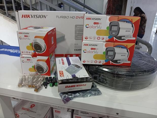 New Colorvu Full Set Hik Vision CCTV 4 Smart Hybrid - main view