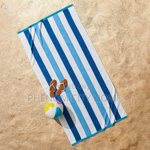 Stripped Cotton Beach Towels - thumbnail 2