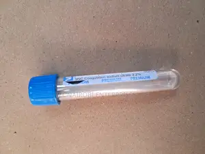 Coagulation Sodium Citrate Tube, Blue Cap-Black Ring 50's