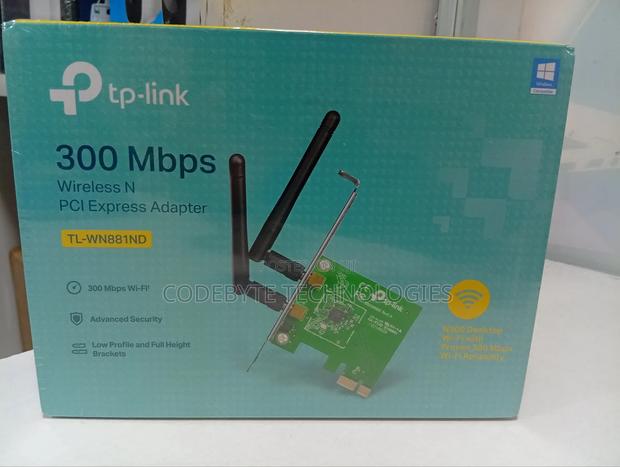 Tp-Link 300mbps Wireless N Pci Express Adapter - Tl-Wn881nd