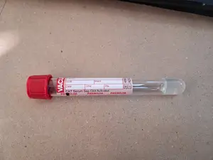 Cat Serum Sep. Clot Activator, Red Cap-Yellow Ring (50's)