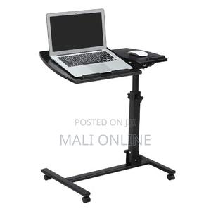 Adjustable Laptop Stand Rolling Desk Mobile Computer Table - thumbnail 2
