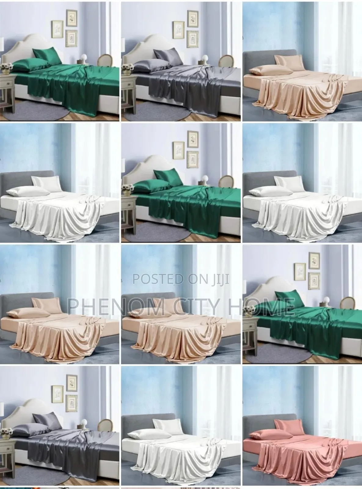 Premium Silk Bedsheet Set