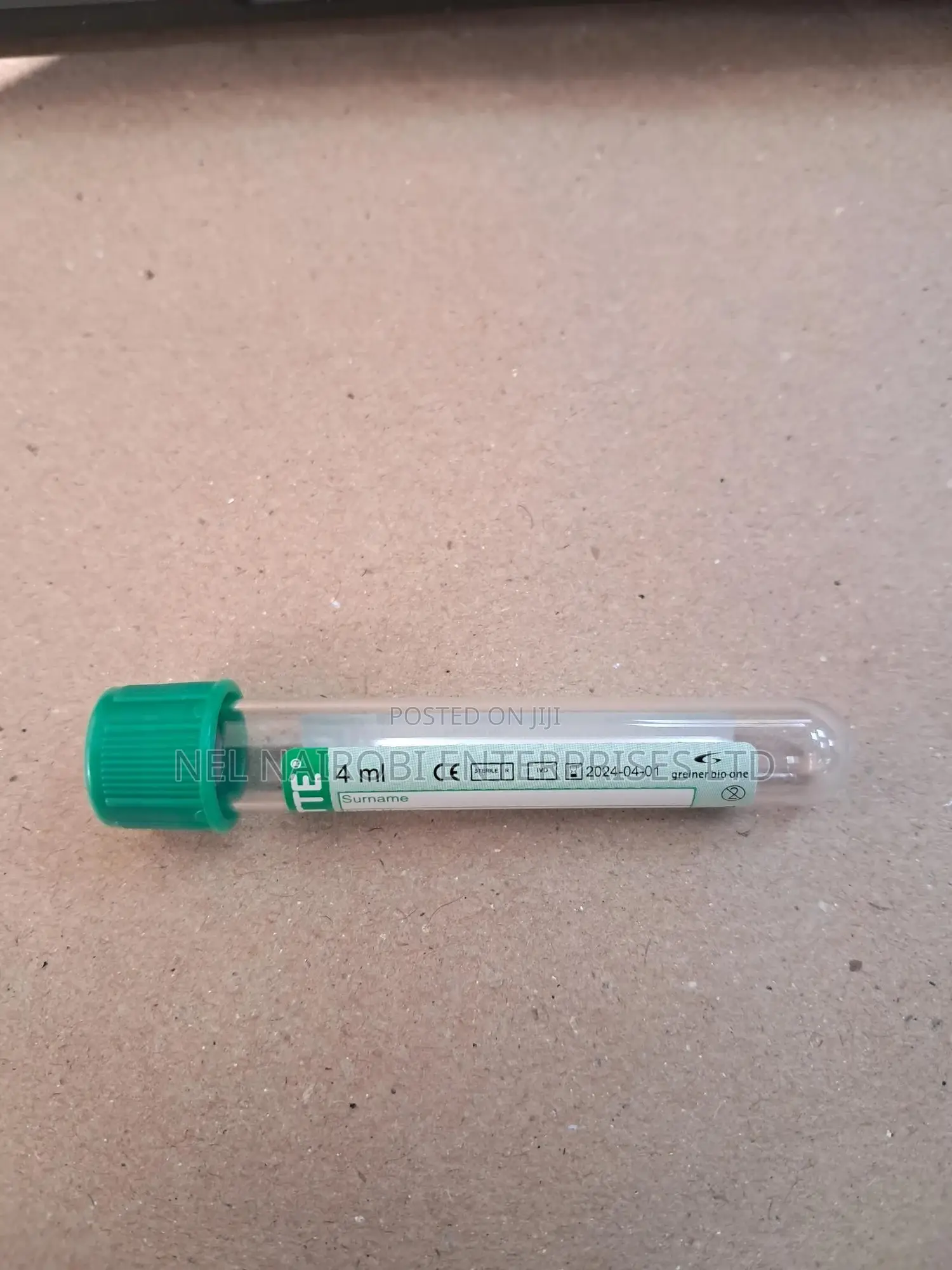 4ml Lh Lithium Heparin Green Cap-Black Ring Premium (50's)
