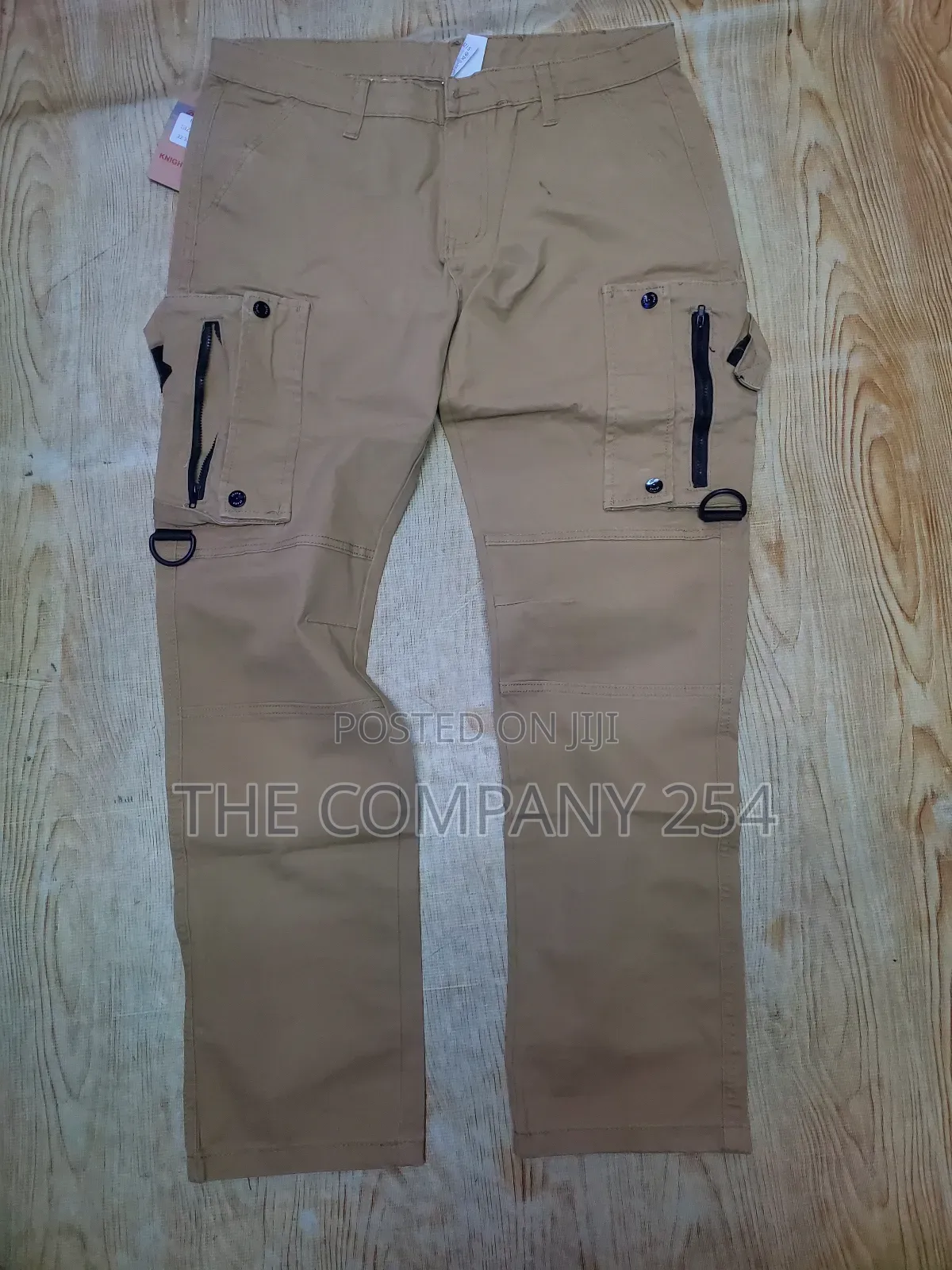 Quality Hard Khaki Made Side Pocket Cargo Pants Trouser