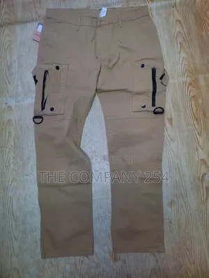 Quality Hard Khaki Made Side Pocket Cargo Pants Trouser