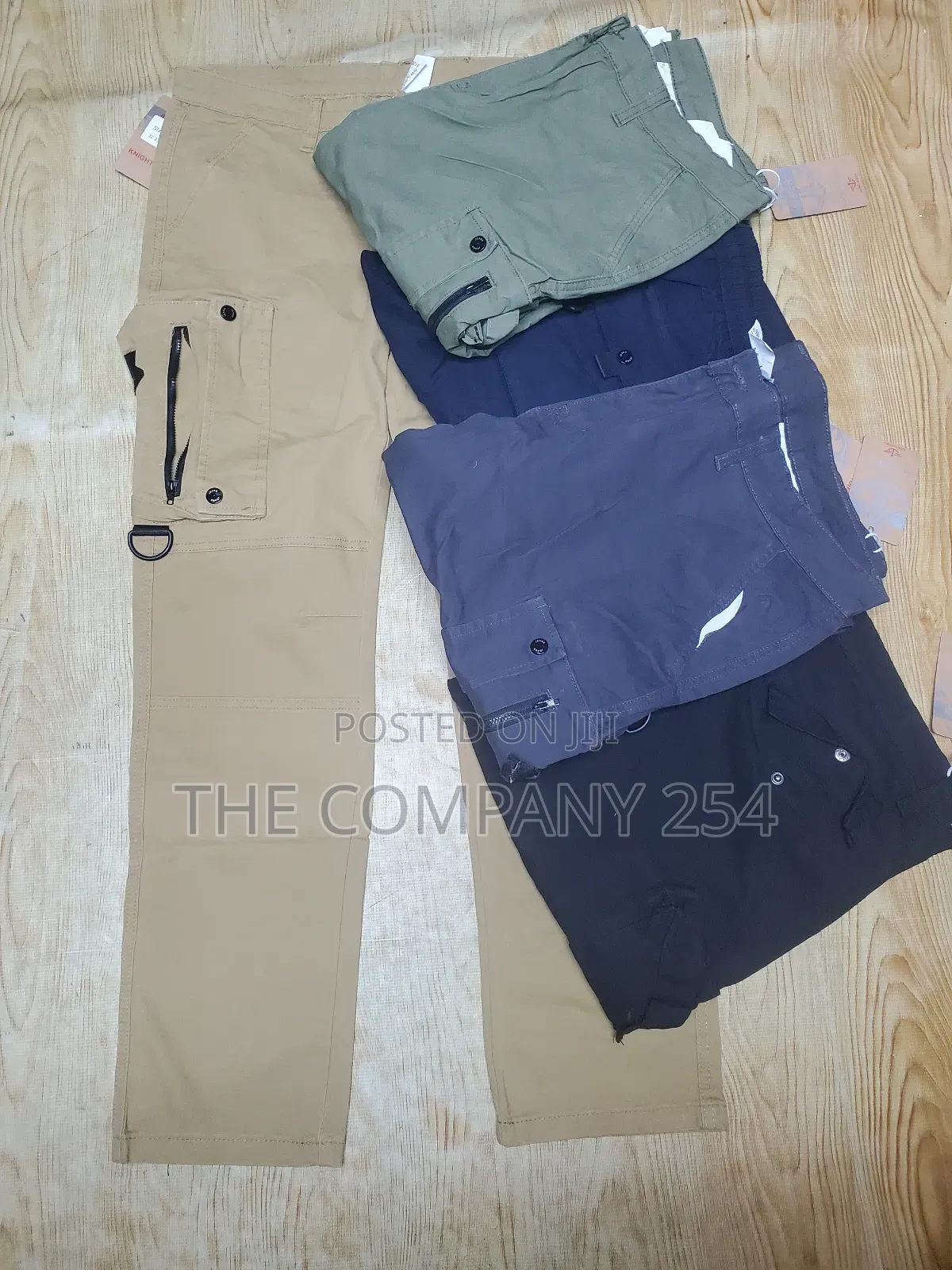 Quality Hard Khaki Made Side Pocket Cargo Pants Trouser