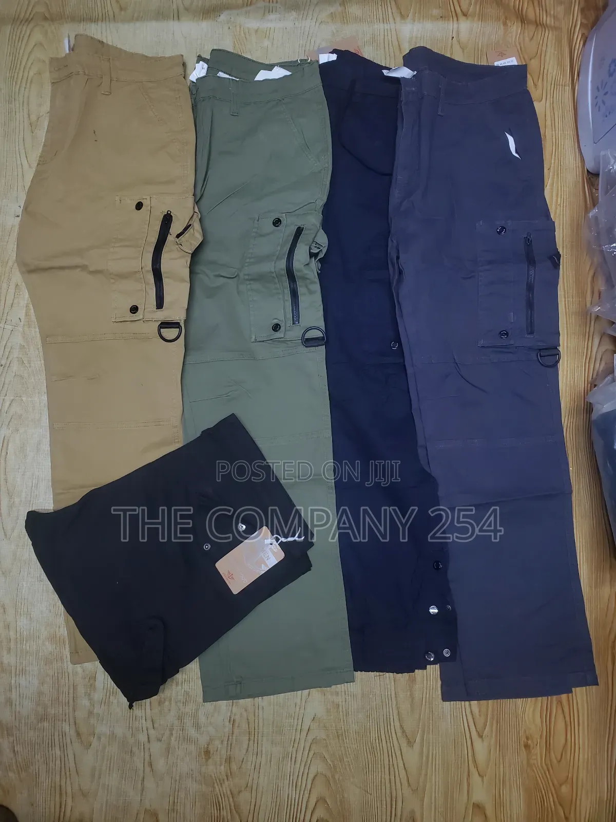Quality Hard Khaki Made Side Pocket Cargo Pants Trouser