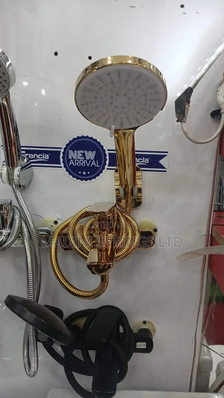 Bathtub Mixer With Telephone Shower( in Chrome and Gold)