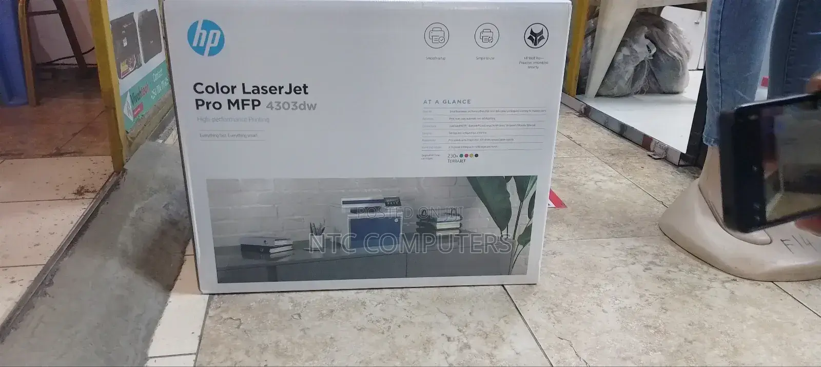 Hp Color Laserjet Pro MFP M4303dw Printer Print