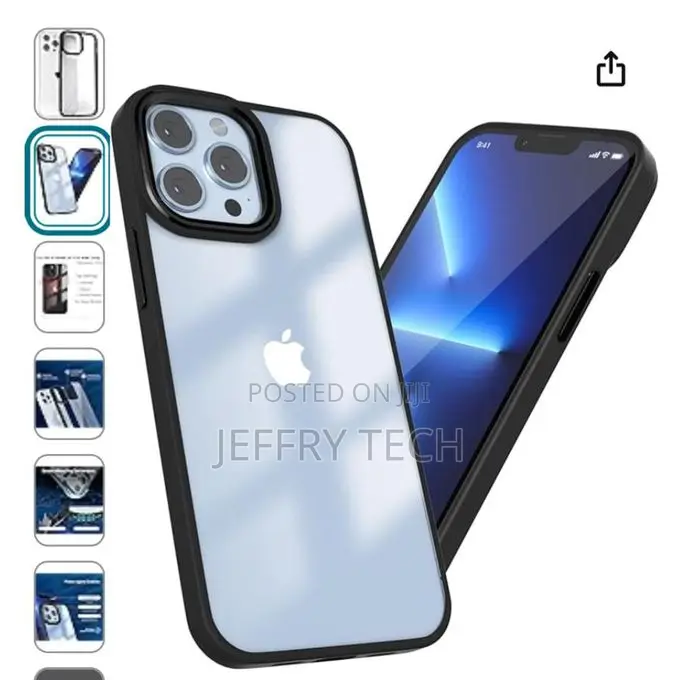 Garty Hard Clear Crystal Case Cover for iPhone 12 Pro