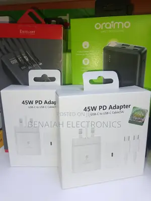 Samsung Super Fast Charger (45watts) Fast C-C Cable
