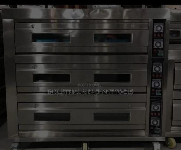 Heavyweight 3deck 6trays Electric Oven