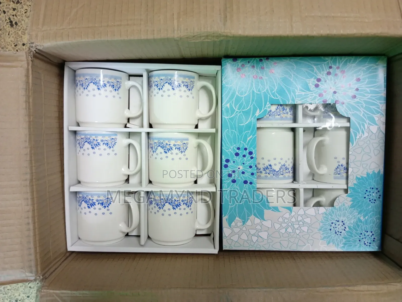 6pc Ceramic Tea Mug/Hotel Tea Cups/Kaulo Cup