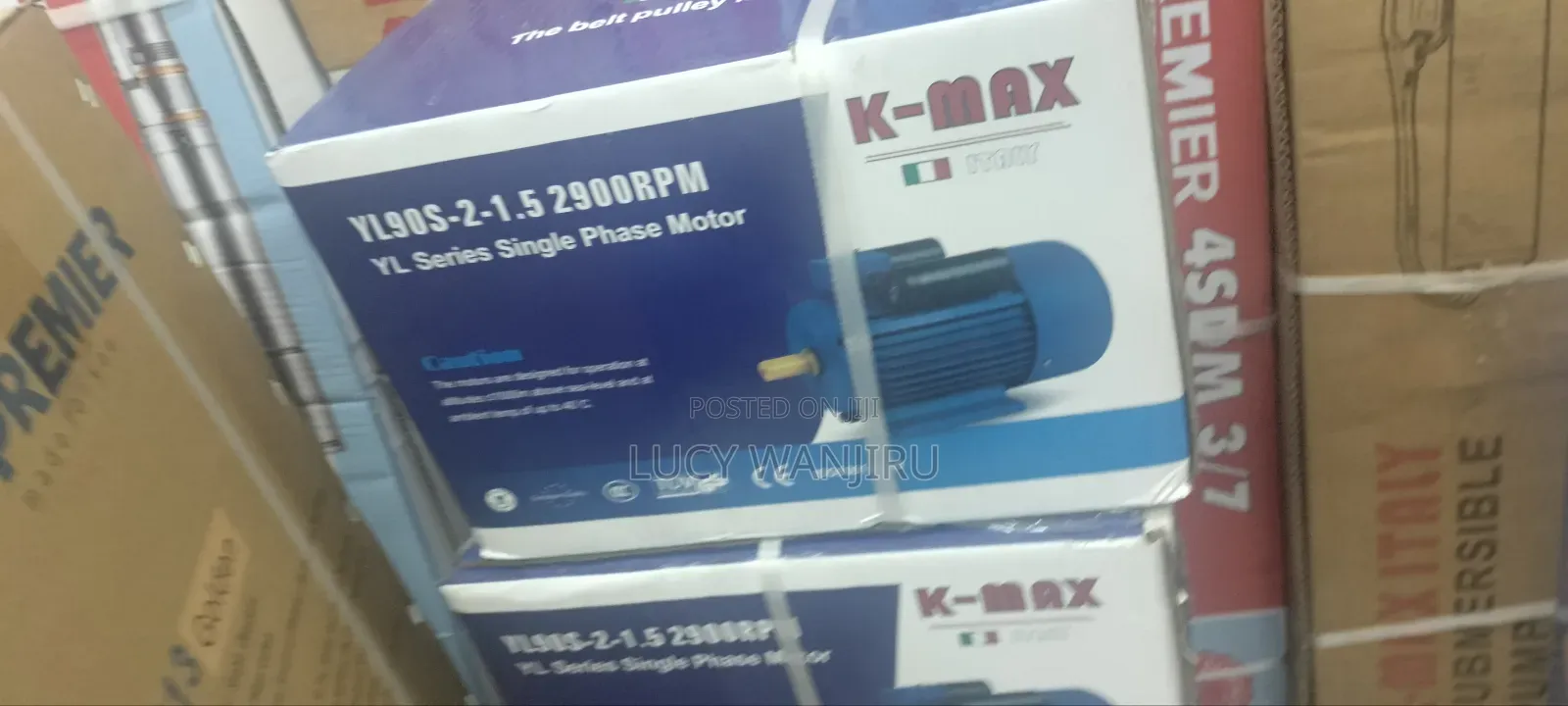 Electric Motor 2hp Single Phase/ Electric Kmax Motor