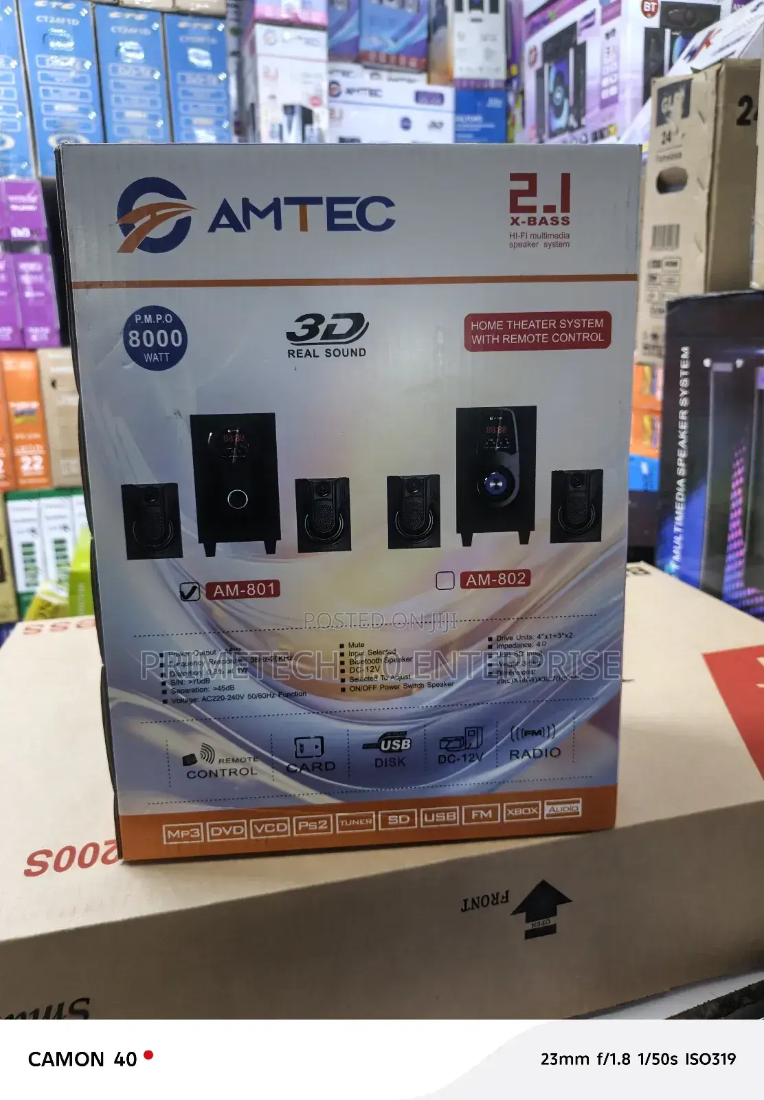 Amtec 2.1 Woffer Ac/Dc Am-801