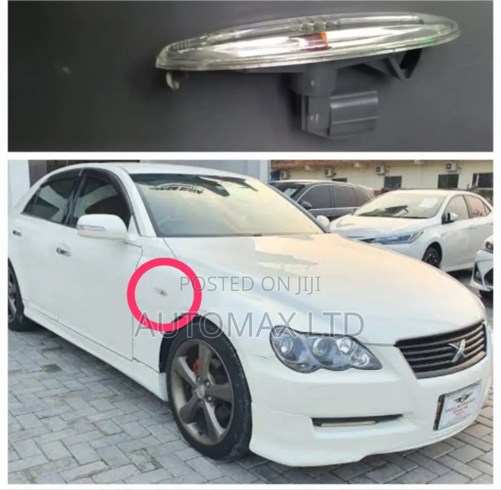 Toyota Mark X, Grx120, Side Wing Indicator (Normal)