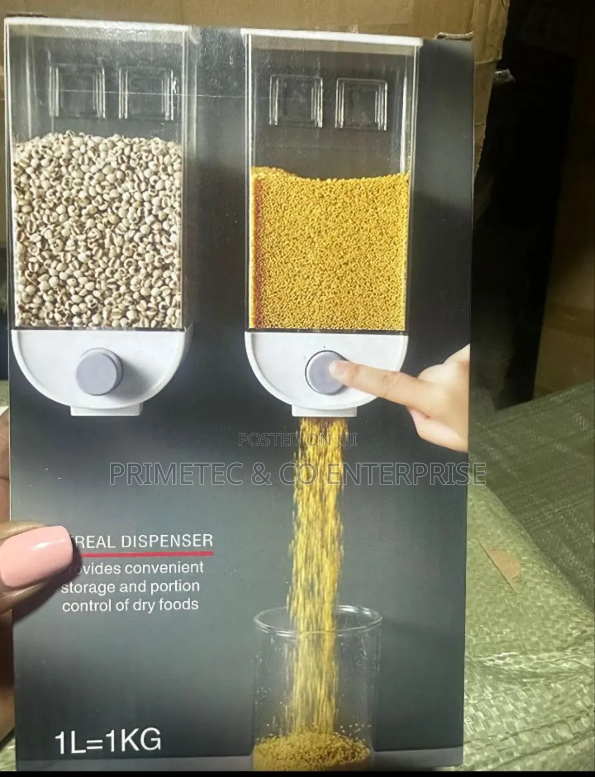 Wall Mounted Separate Rice Bucket.
