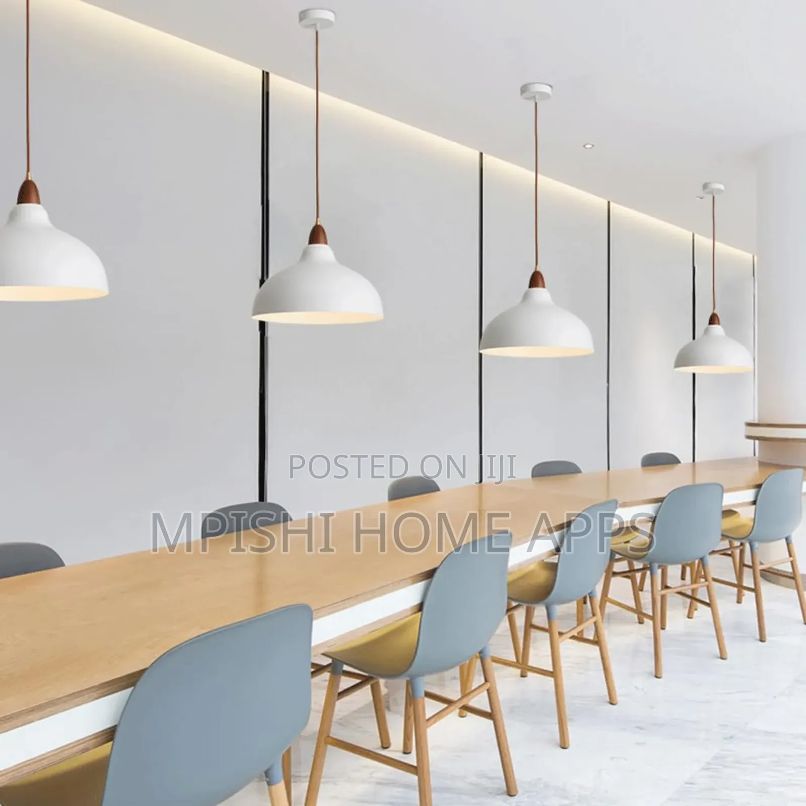 Minimalist Style Pendant Light - White