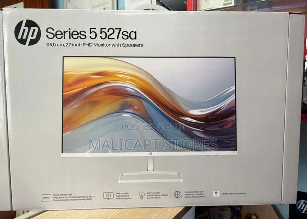 Hp Series 5 27 Inch FHD Monitor With Speakers - 527sa - main view