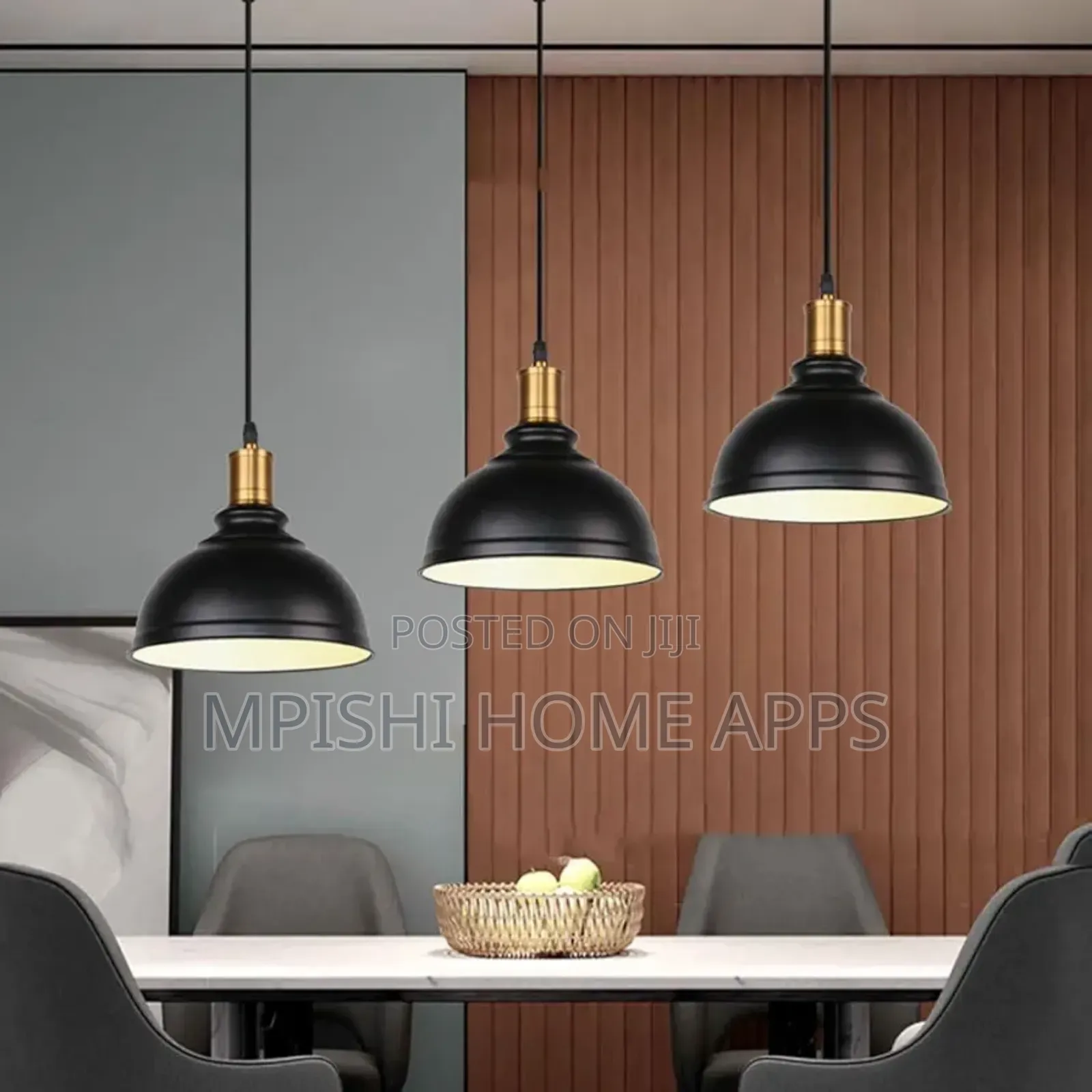Black Pendant Light