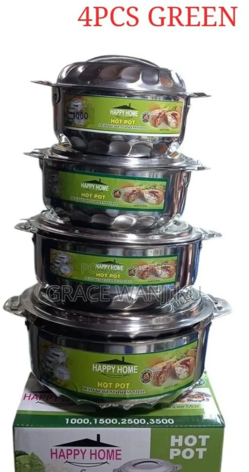 4 PCS Hotpot Stainless