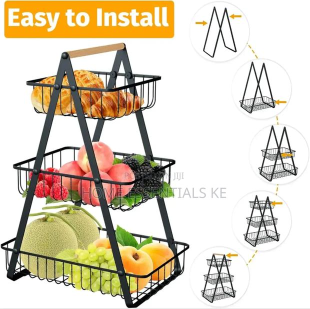 *3-Layer Triangular Fruit Rack - thumbnail 2