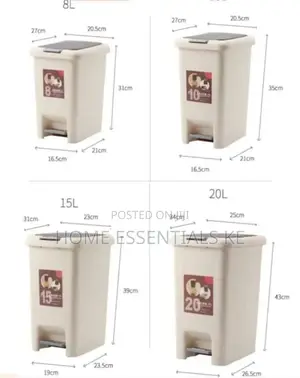 *Quality Pedal/ Push Dustbin*10l,15l,20l