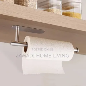 Silver Long Paper Towel Holder