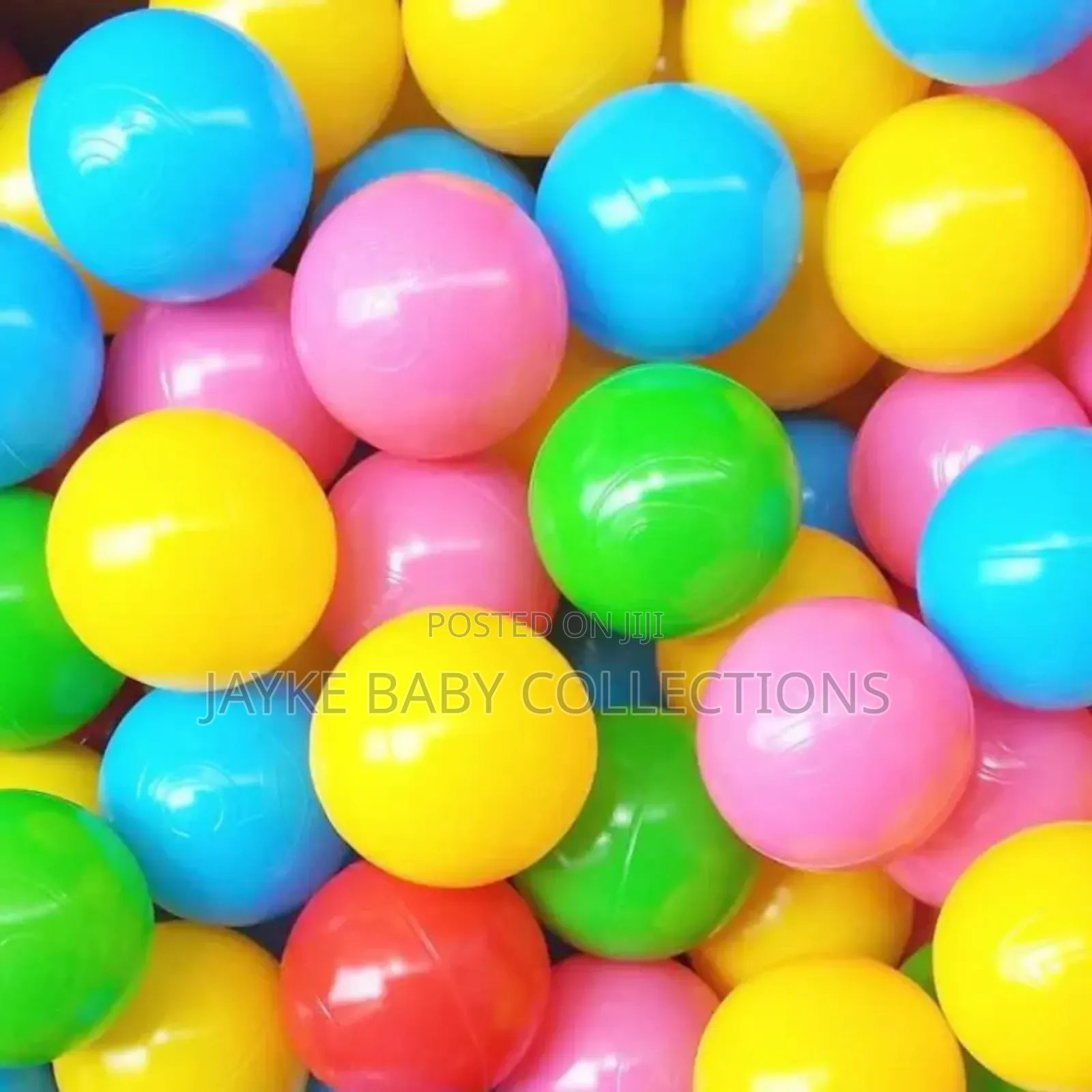 100pcs Soft Ocean Balls – Colorful Play Balls for Kids