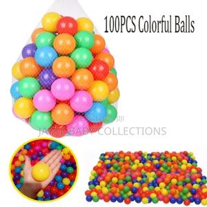 100pcs Soft Ocean Balls – Colorful Play Balls for Kids - thumbnail 2