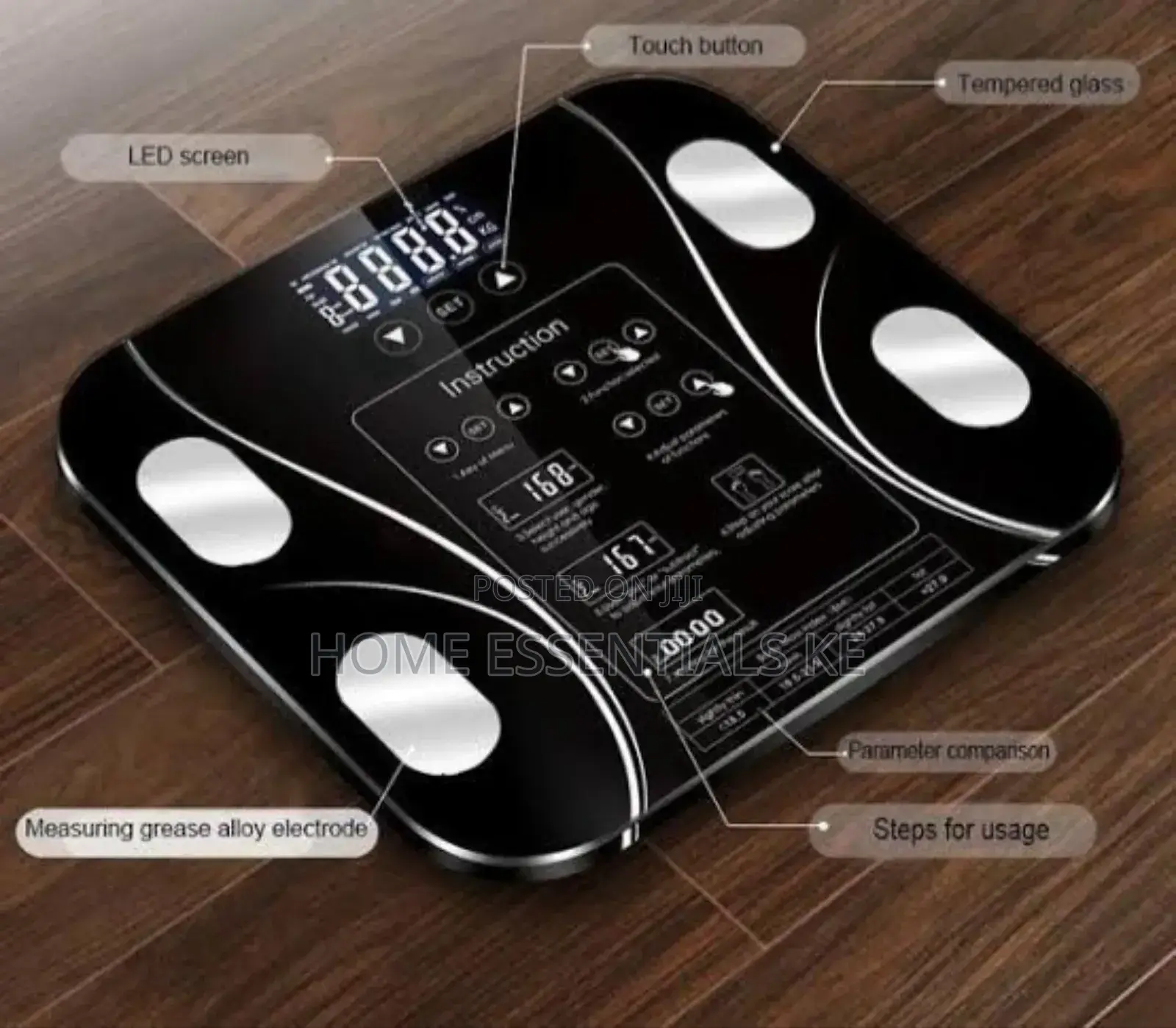 *Intelligent Blue Tooth Bmi Weighing Scale