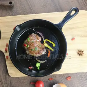 *High Quality Pre-Seasoned Cast Iron Pan 30cm