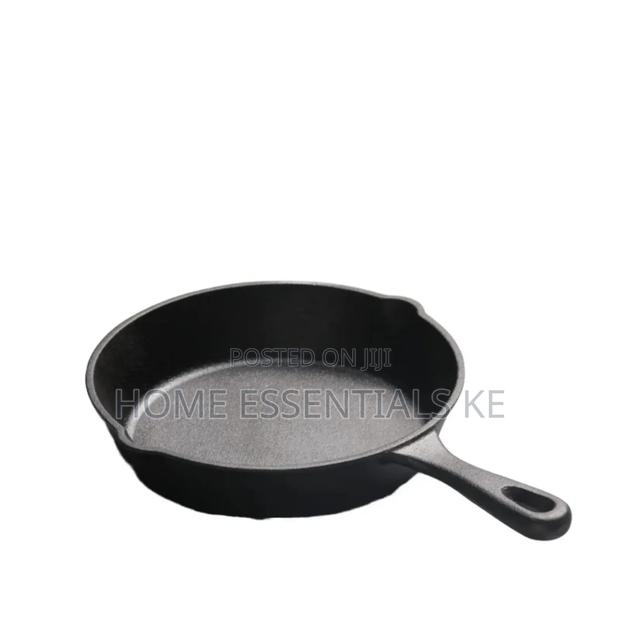 *High Quality Pre-Seasoned Cast Iron Pan 30cm - thumbnail 2