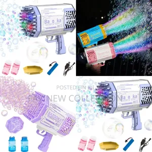 69 Hole Rechargeable Bubble Making Gun