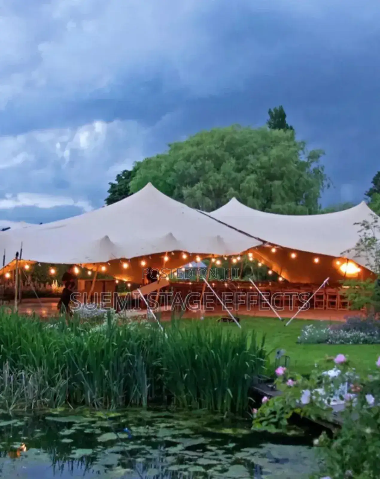 Classy Stretch Tent Setup for Any Occasion for Hire