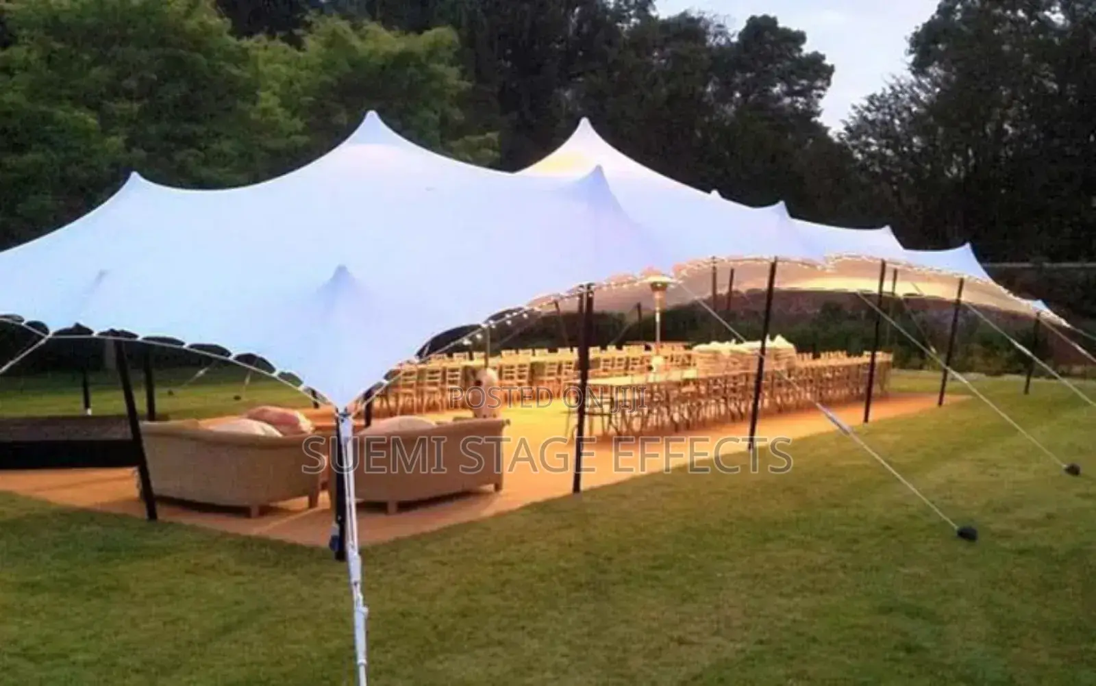 Classy Stretch Tent Setup for Any Occasion for Hire