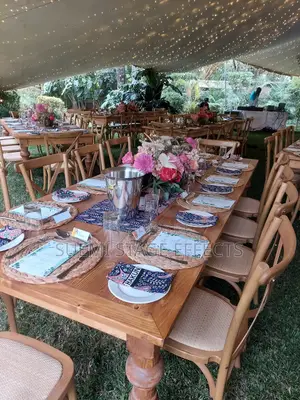 Rustic Wooden Dinner Tables for Hire