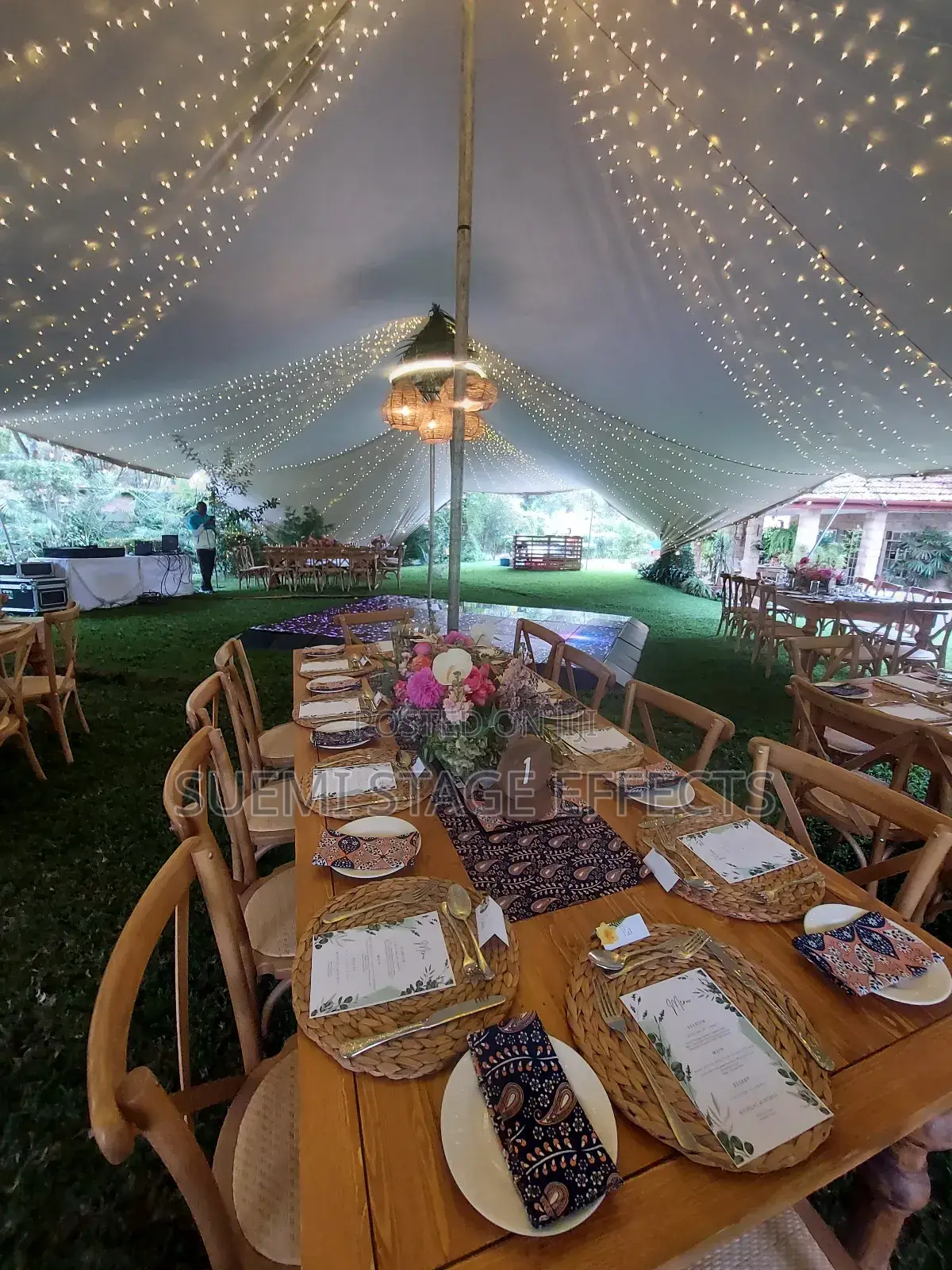 Rustic Wooden Dinner Tables for Hire