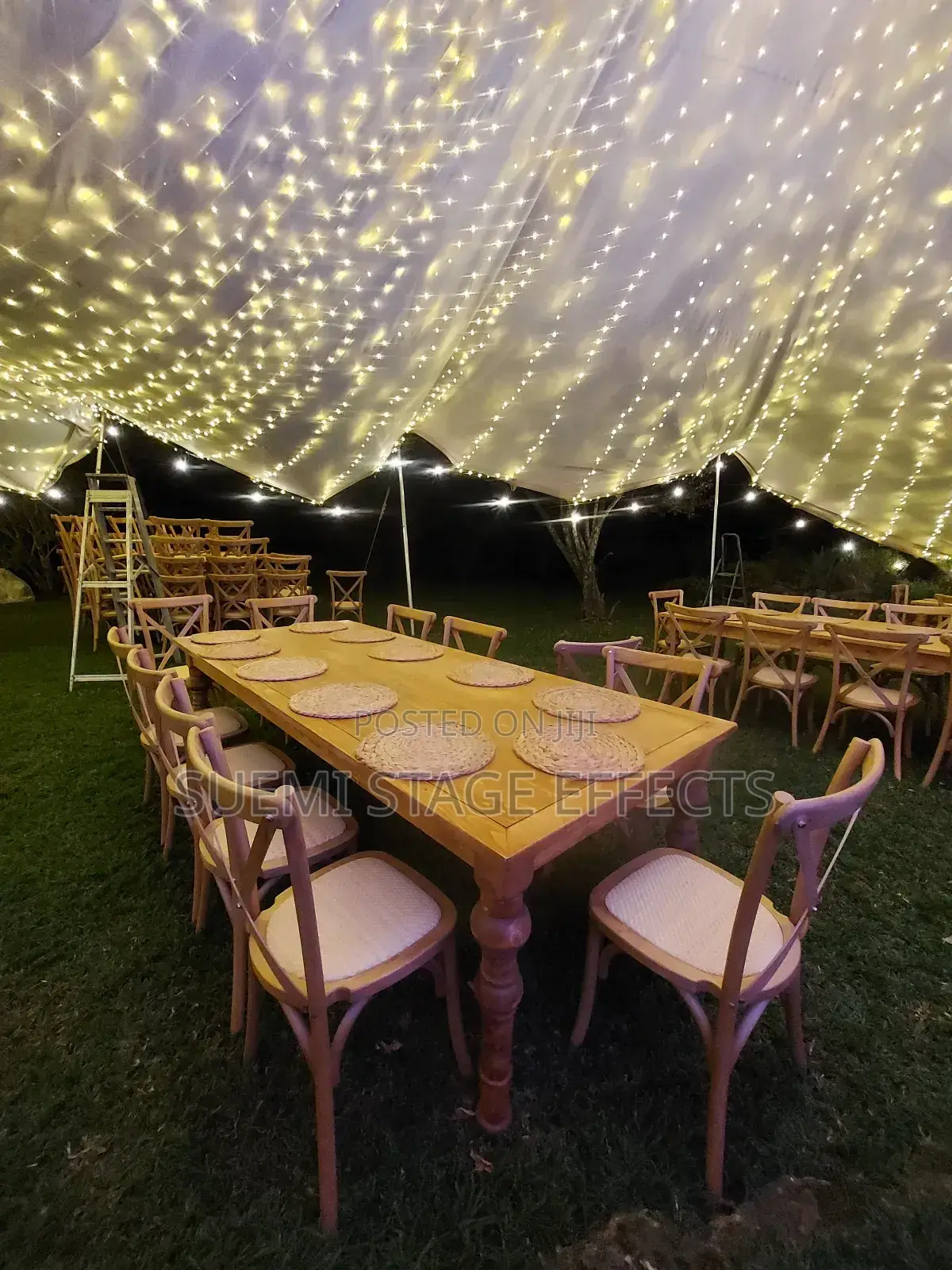 Rustic Wooden Dinner Tables for Hire