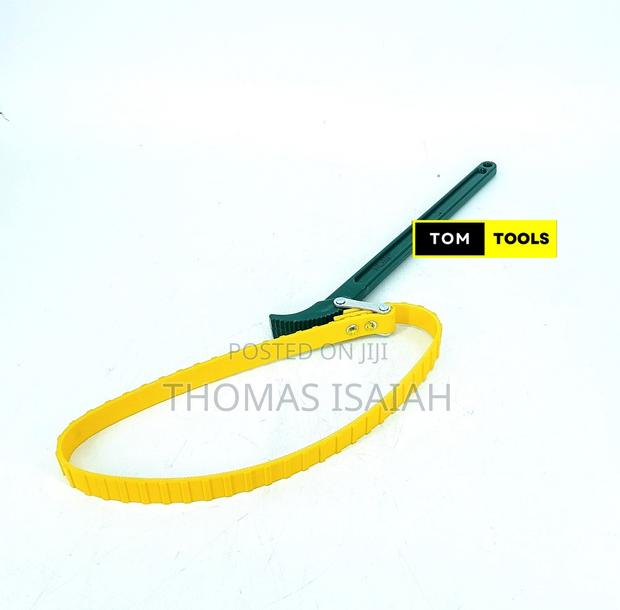 Fq16 Rubber Strap Wrench With 16 Inch Handle, 40 Inch Strap - thumbnail 2