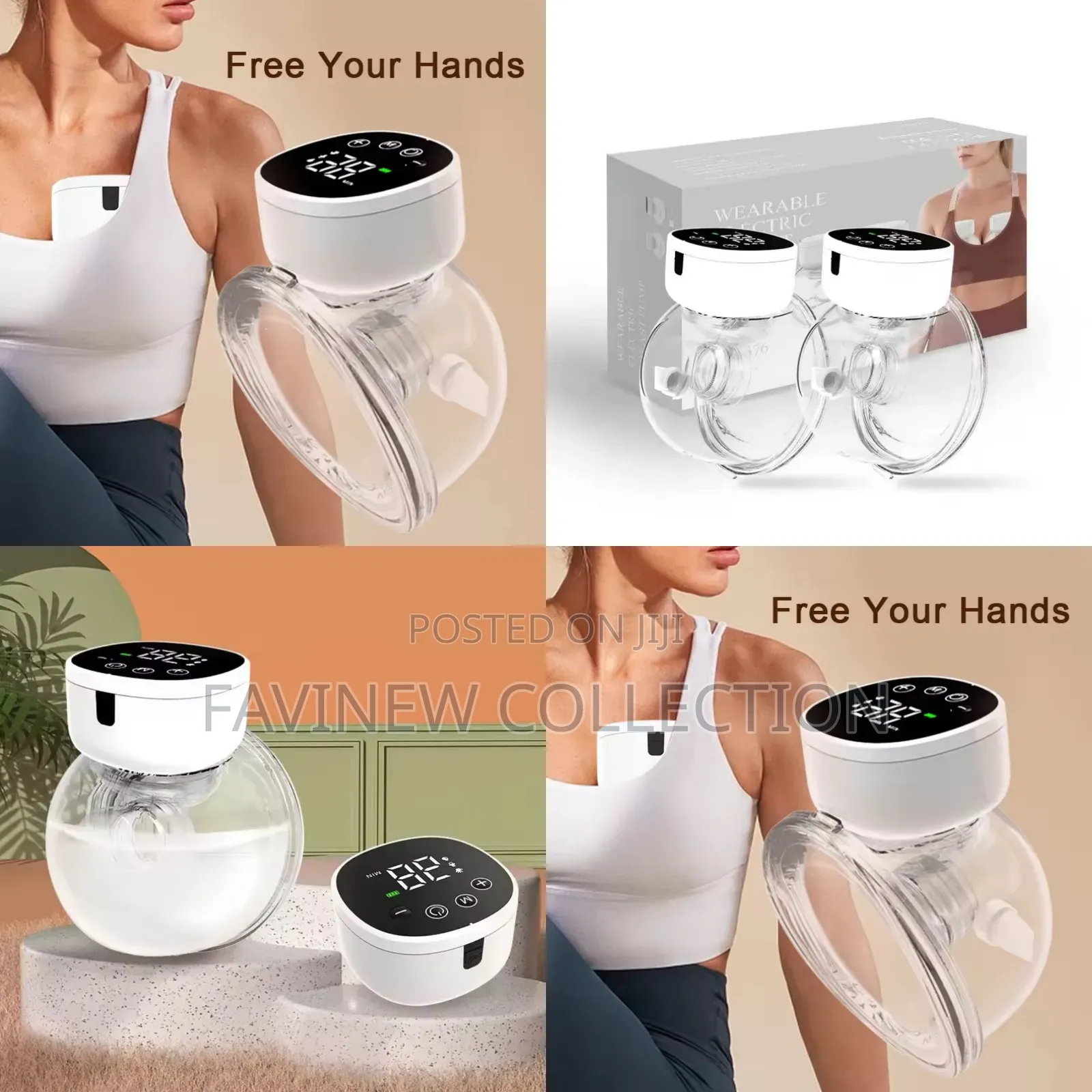 Rechargeable Wearable Breast Pump