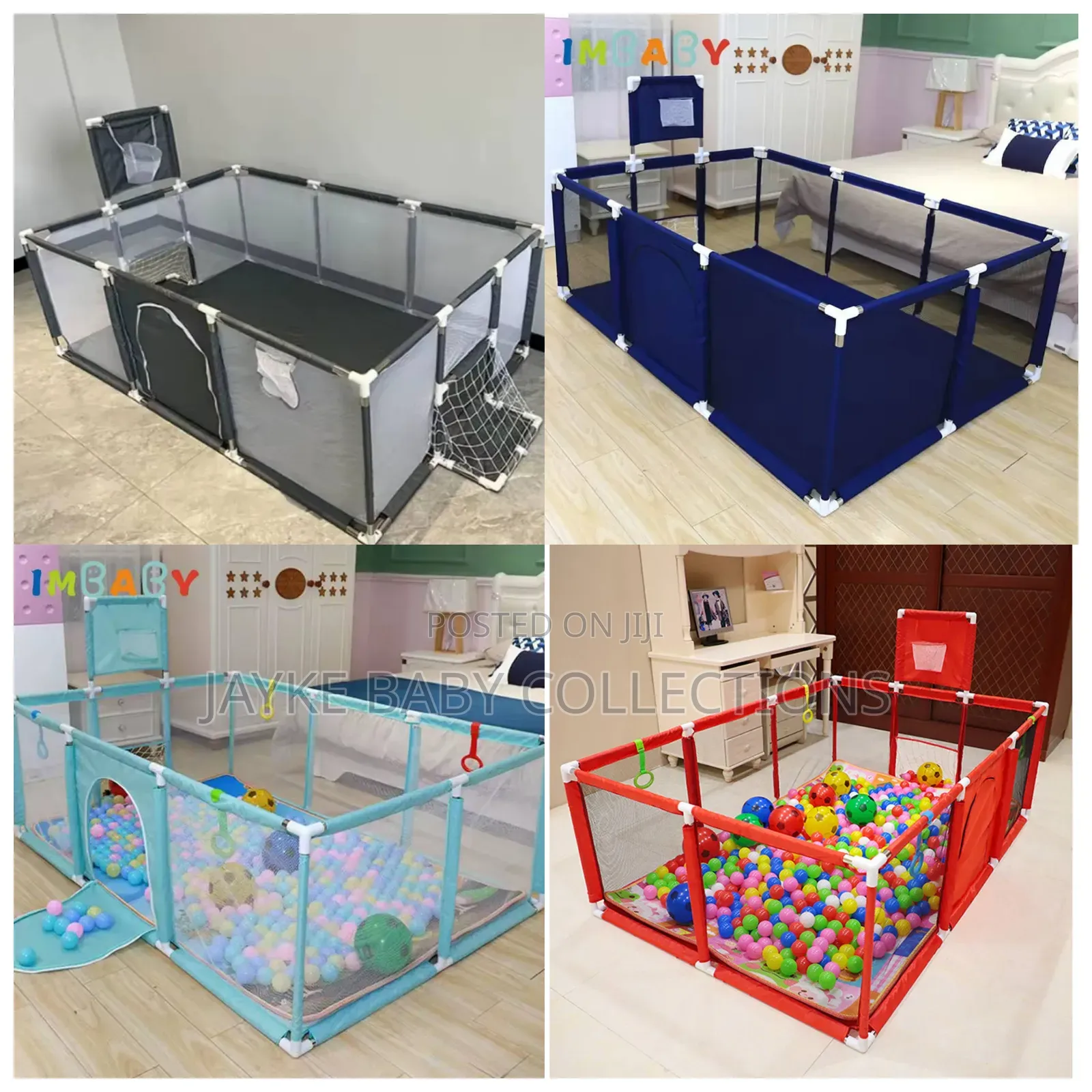 Baby Playpen Door Safe Indoor/Outdoor Play Area for Kids