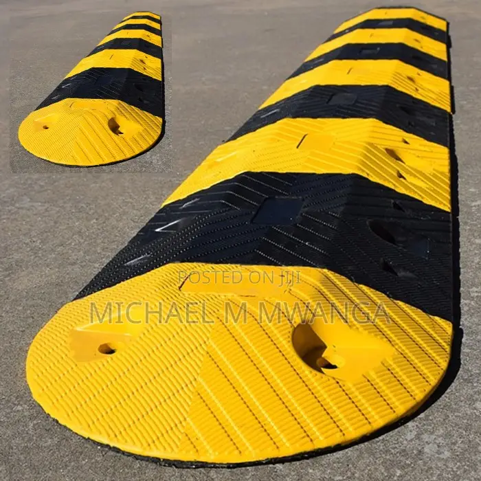 Premium-Grade Rubber Speed Bumps